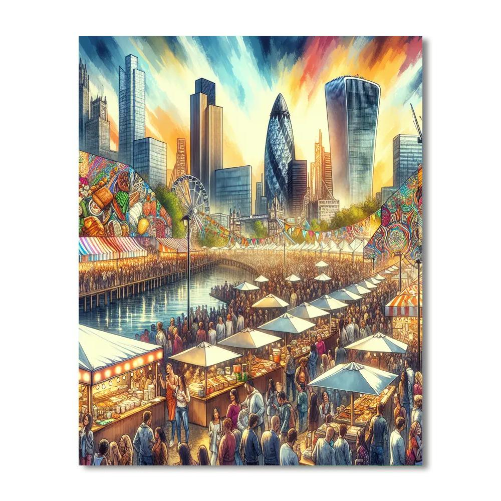 Taste Of Chicago - Illinois, Usa Paint By Number