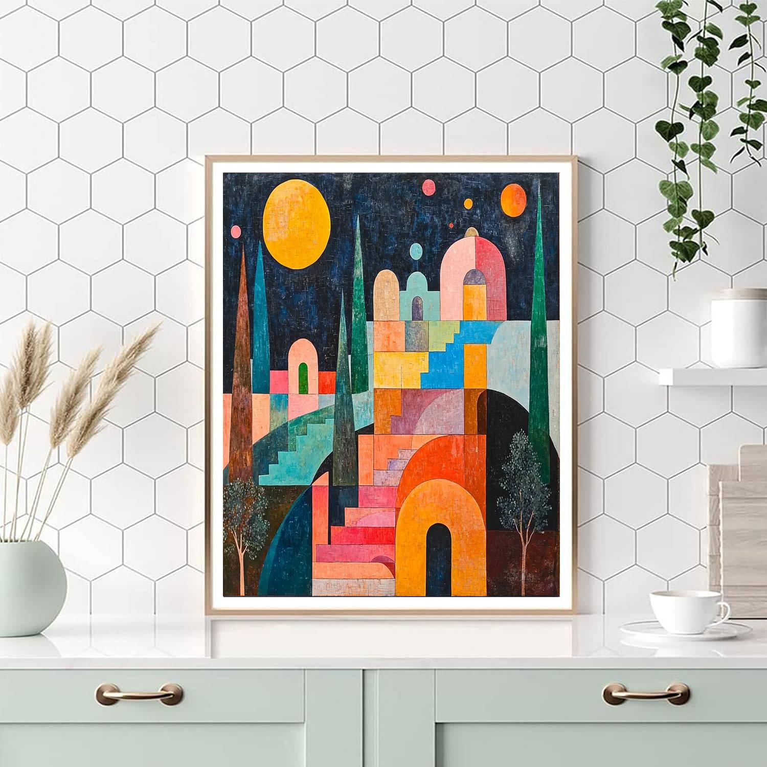 Paul Klee Inspired Fantasies In Color  Numbered Painting Kits