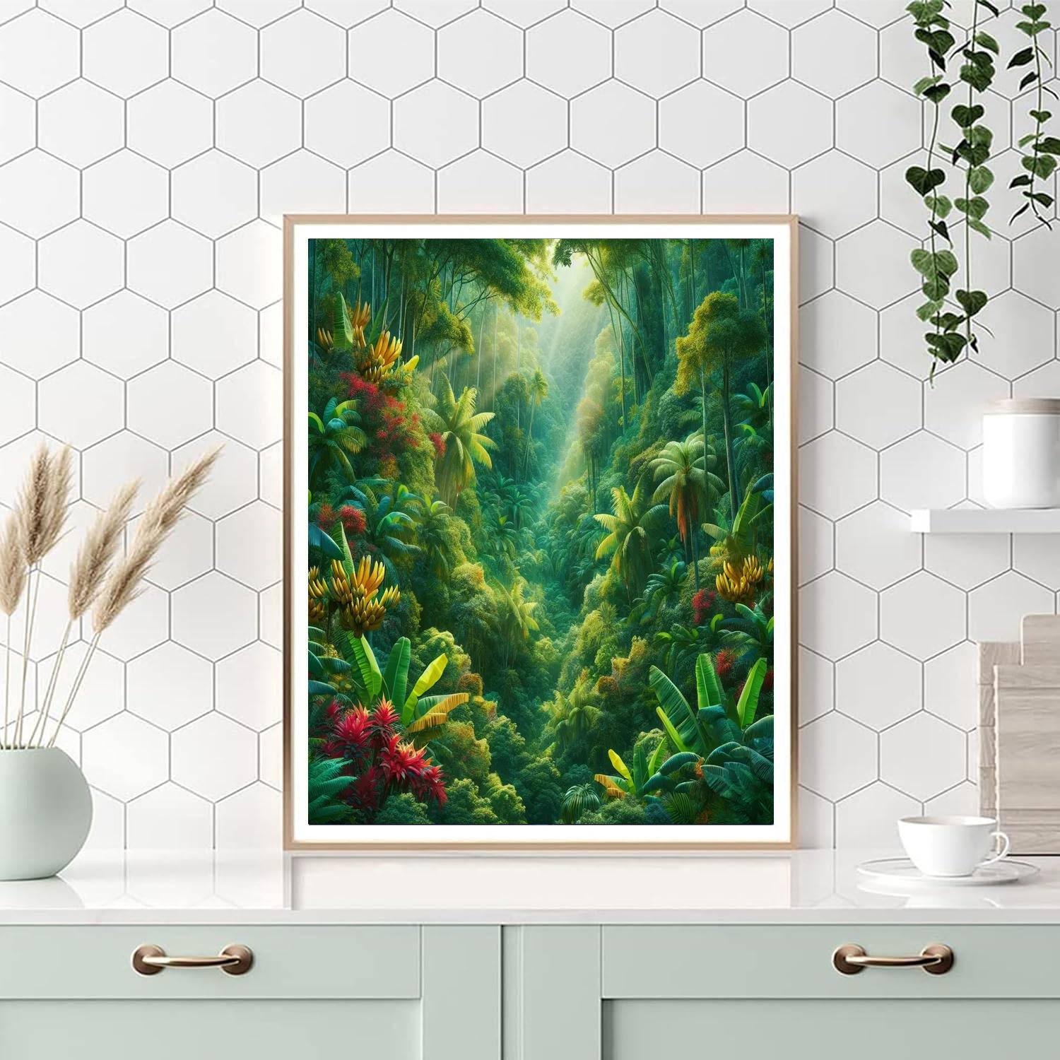 Tropical Fruit Paradise DIY Paint By Numbers