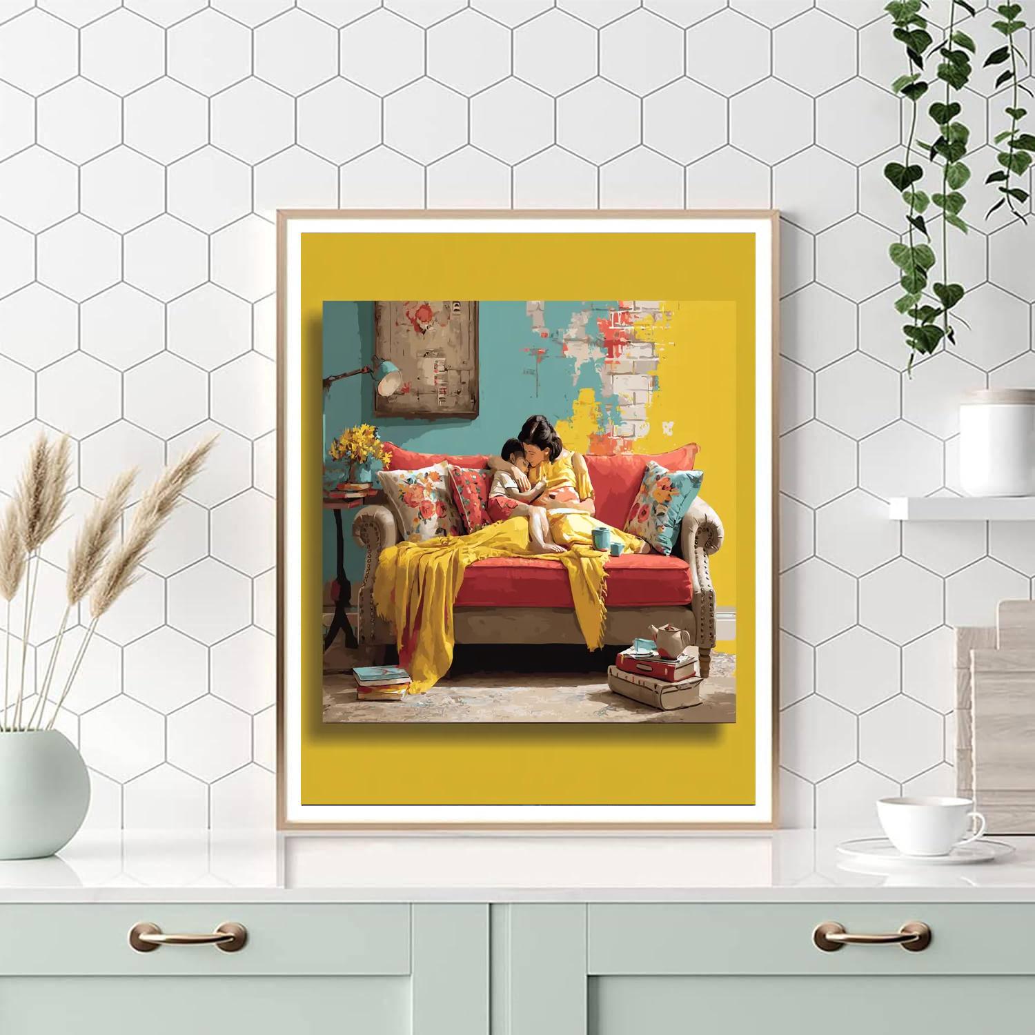 Mommy's Cuddle Time Paint By Numbers Kits