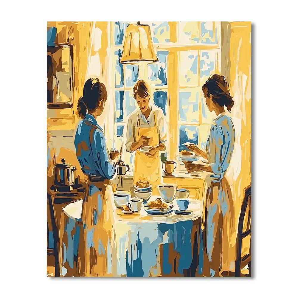 Mother's Morning Routine Paint By Number