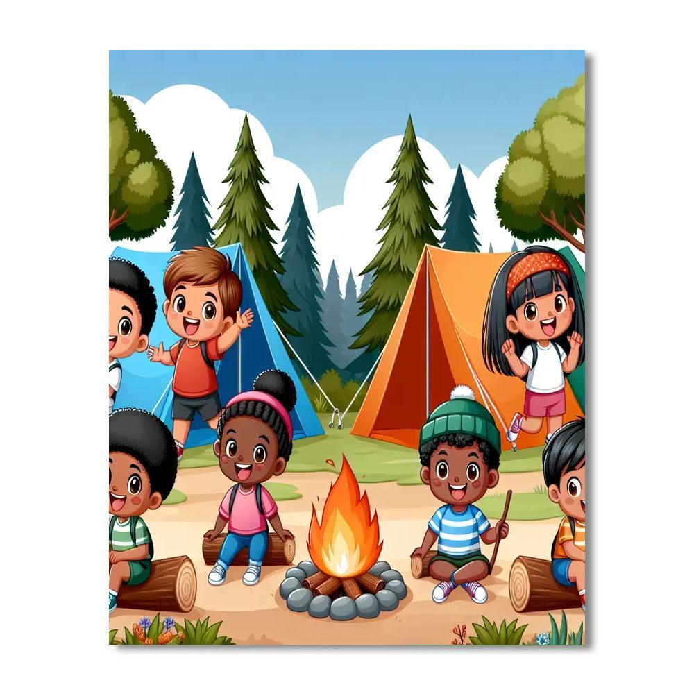 Summer Camp Fun Paint By Color