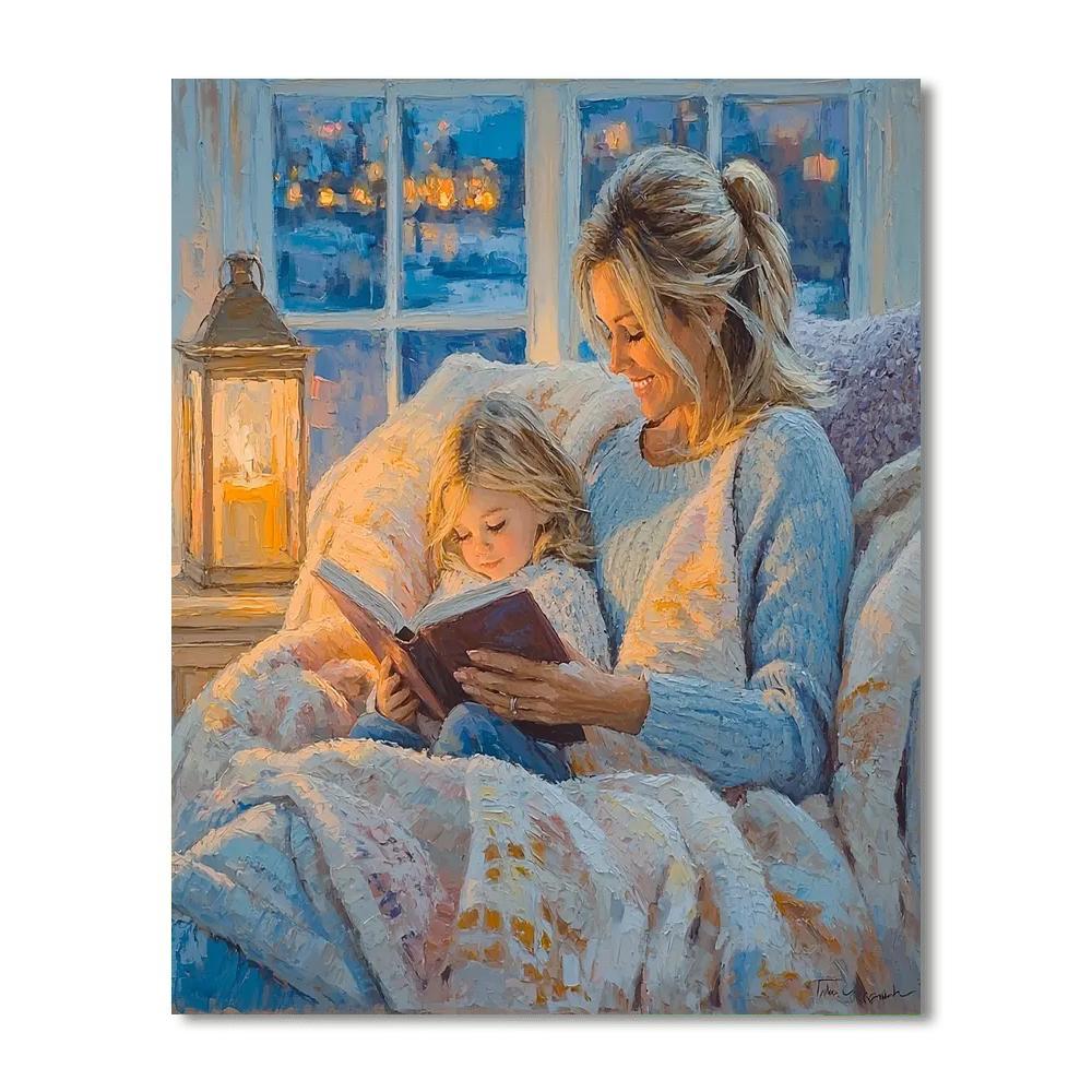 Cuddles And Storytime Paint By Numbers