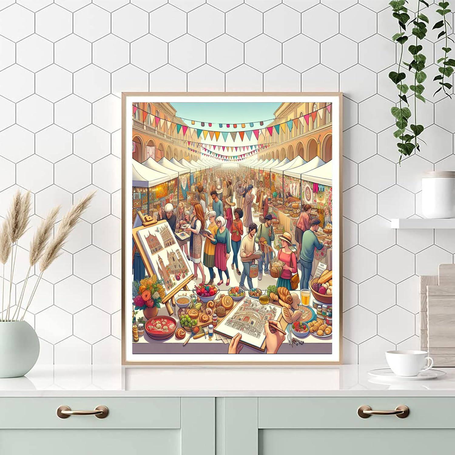 Bologna Fairs And Festivals Paint By Color