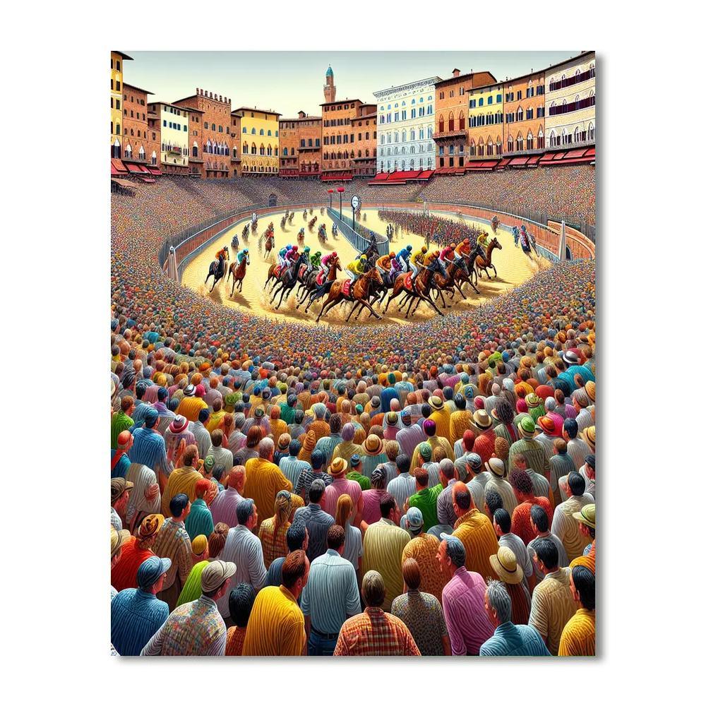 Il Palio Di Siena - Italy Paint By Numbers