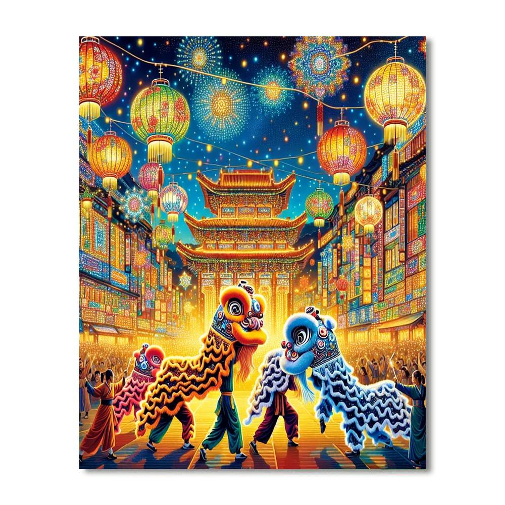 Yiwu Lantern Festival - China Number Painting