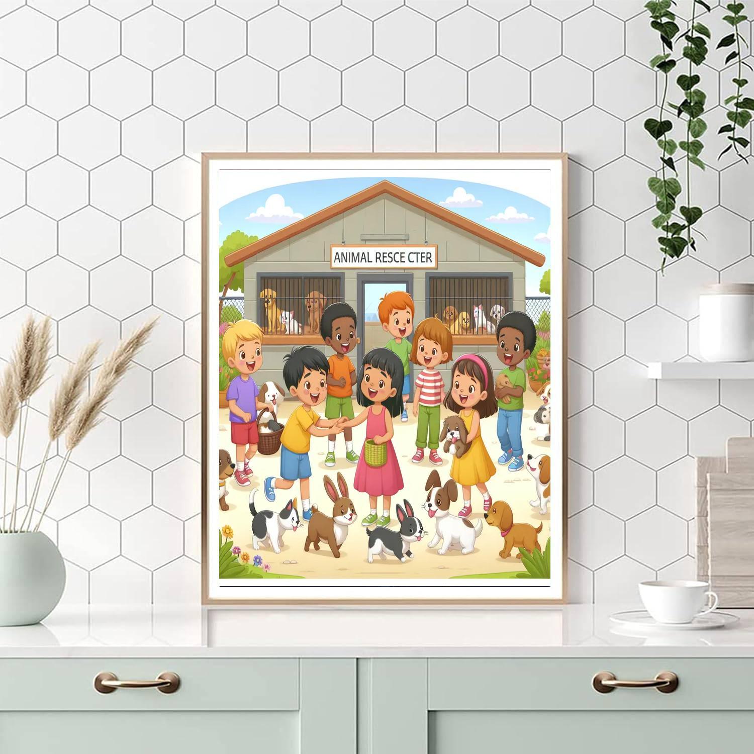 Adventurous Animal Rescue Paint By Color