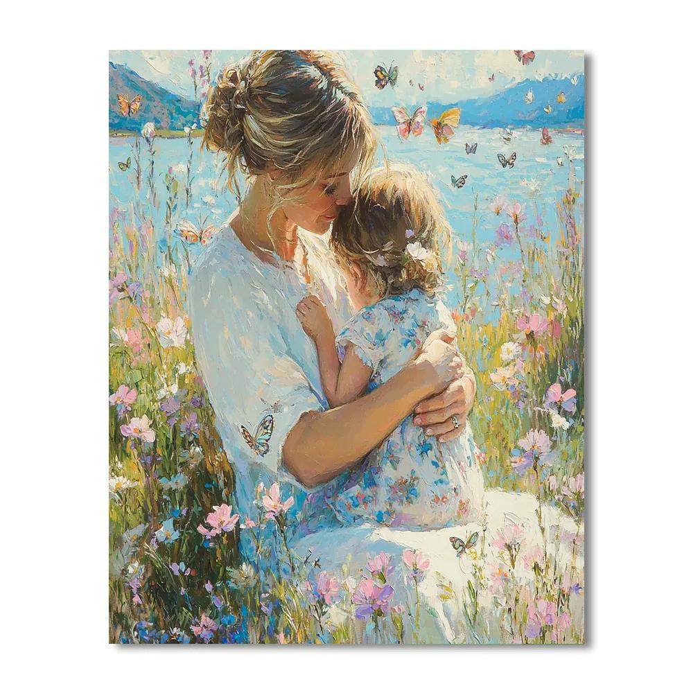 A Warm Embrace Painting By Numbers Kit