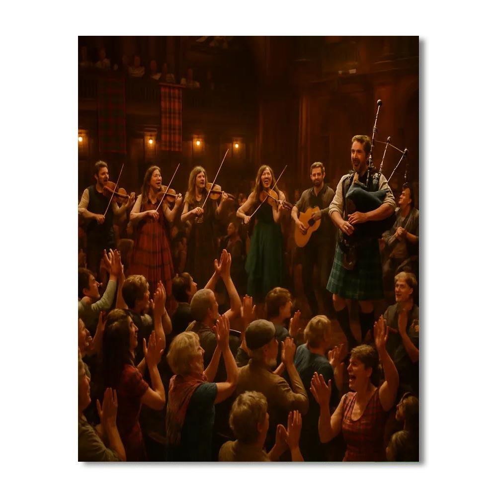 Celtic Connections - United Kingdom Number Painting