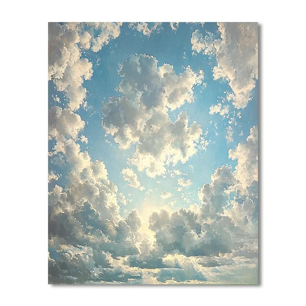 John Constable Inspired Sublime Skies  DIY Paint By Numbers