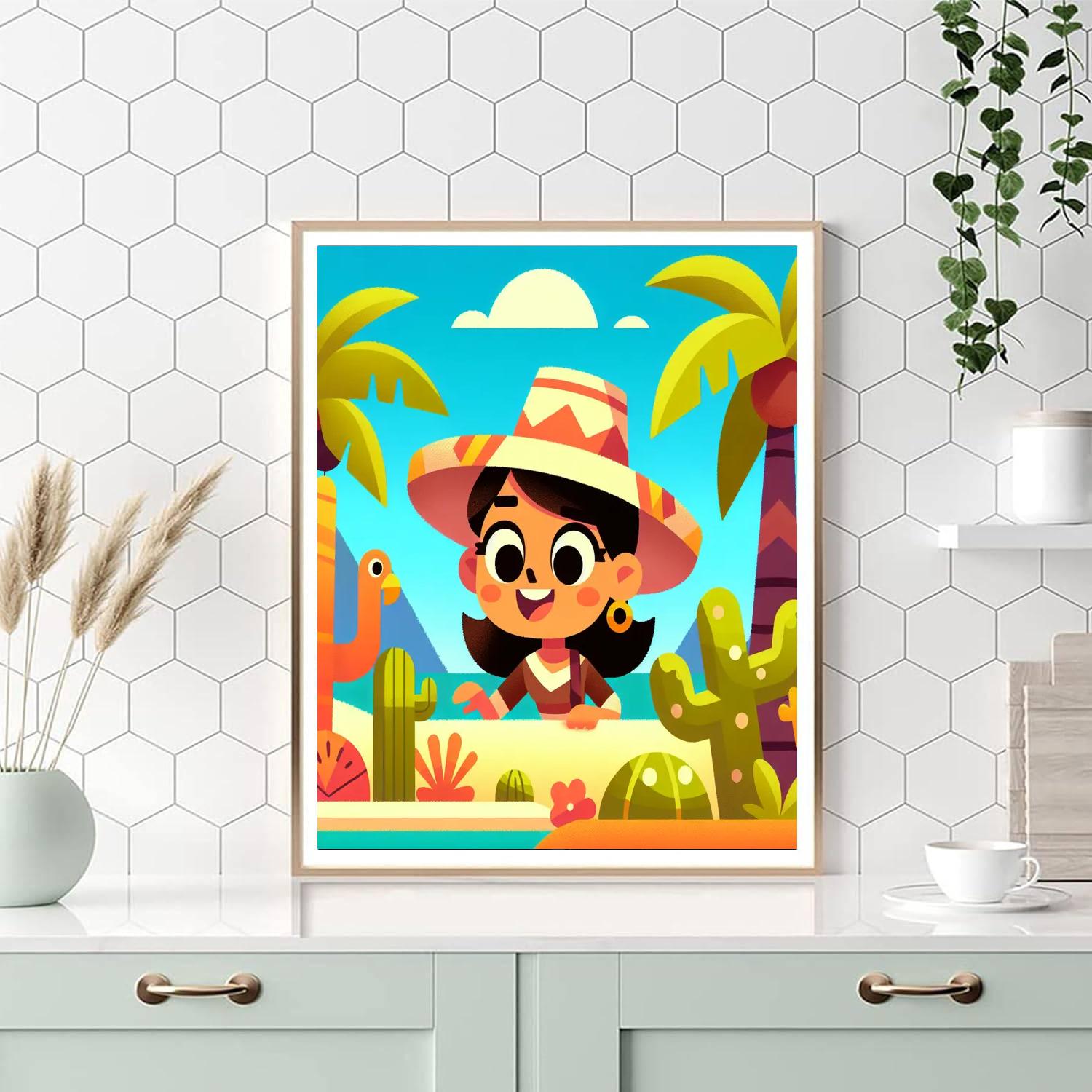 Mystical Island Adventure Paint By Numbers Art