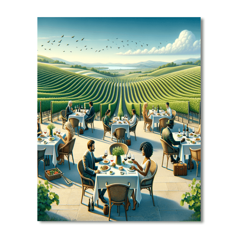 Napa Valley Wine Festival - Napa Valley Paint By Color