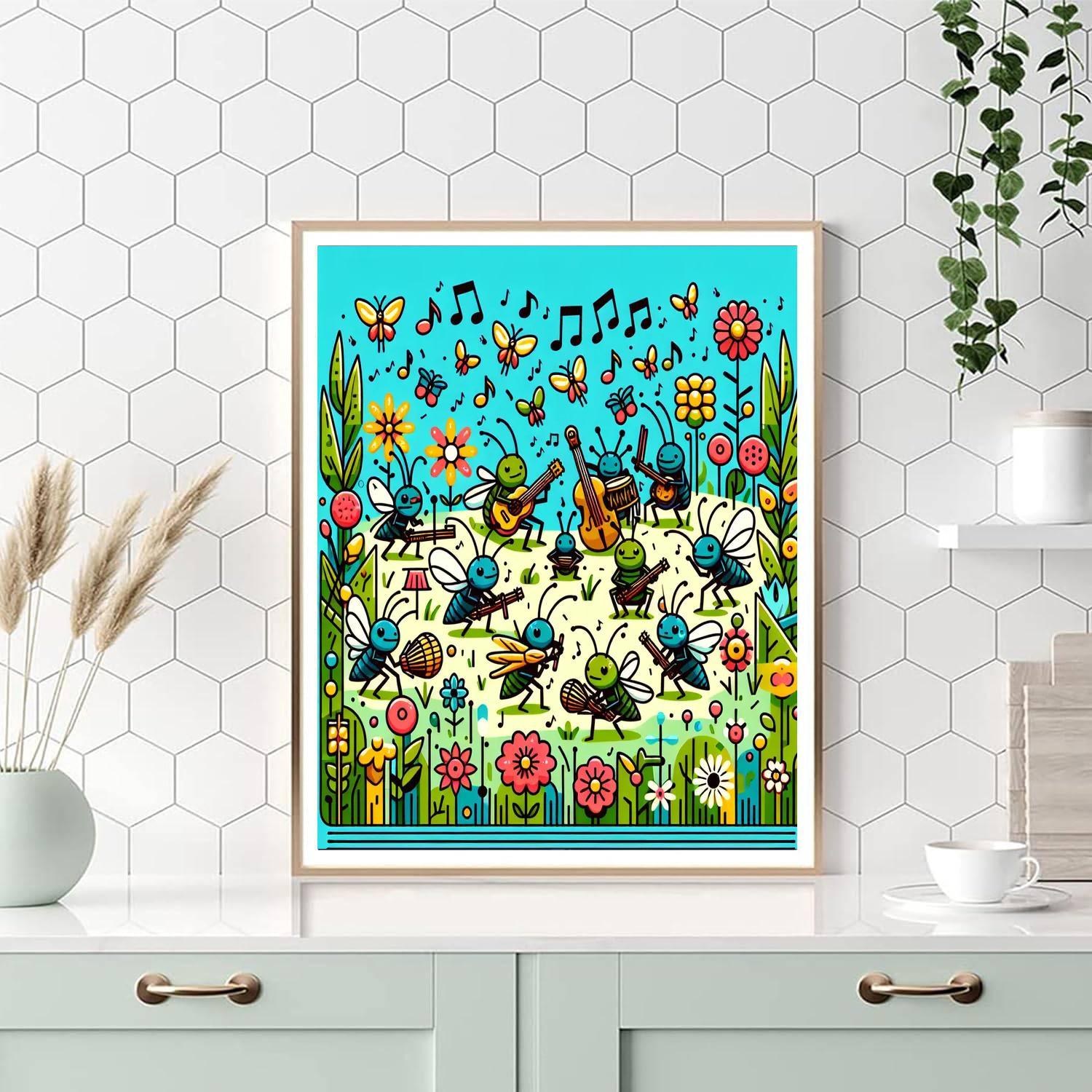 Chirpy Cricket Concert Numbered Painting Kits