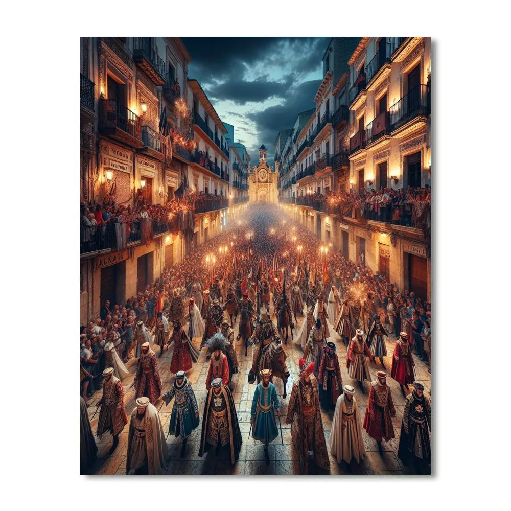 Moors And Christians Festival - Alcoy Paint By Numbers Kits