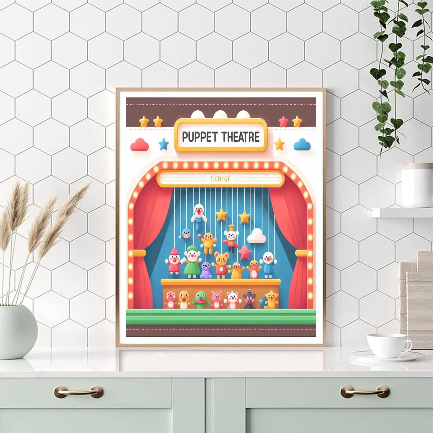 Petite Puppet Theater Numbered Painting Kits