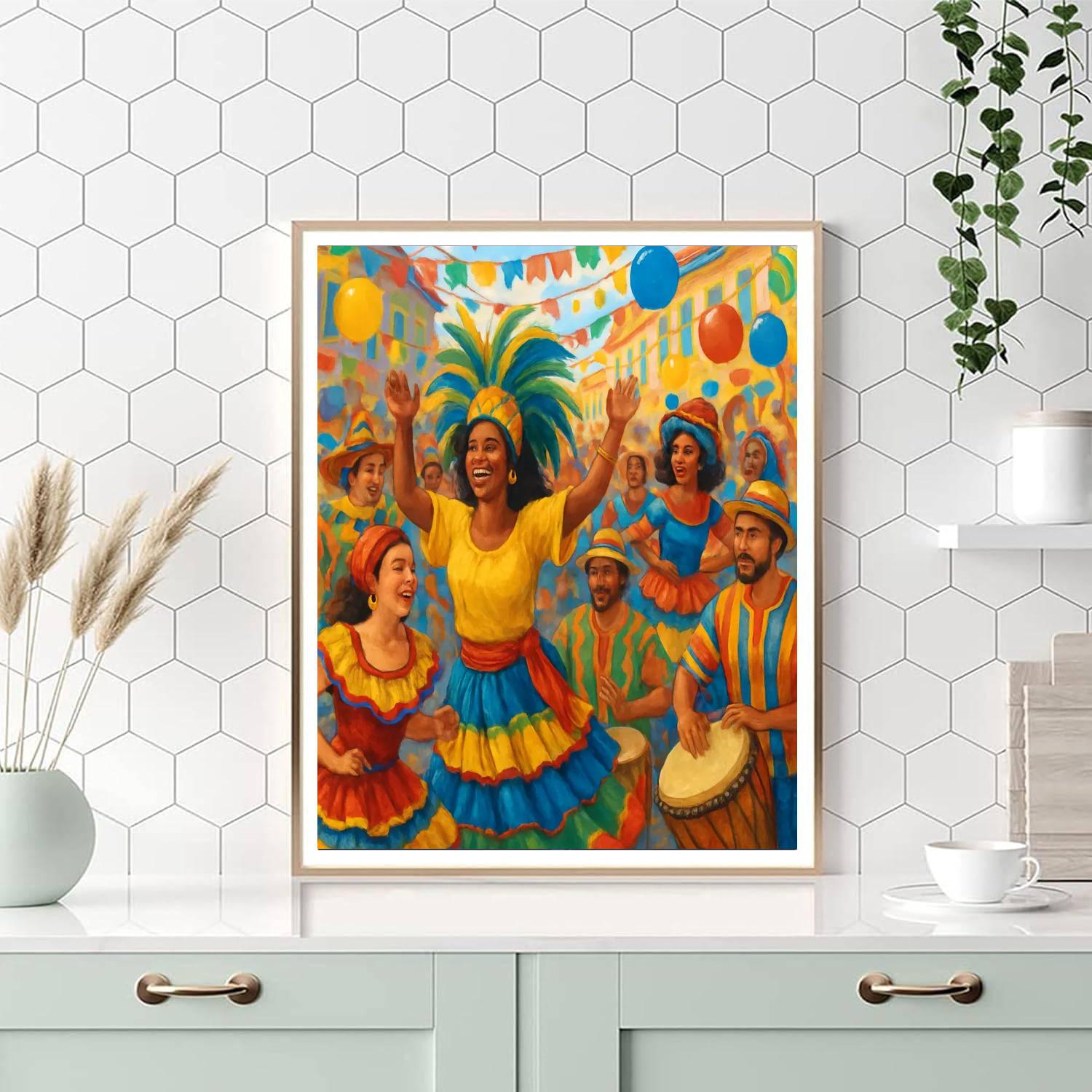 Karnaval Brasil Painting Number Kit