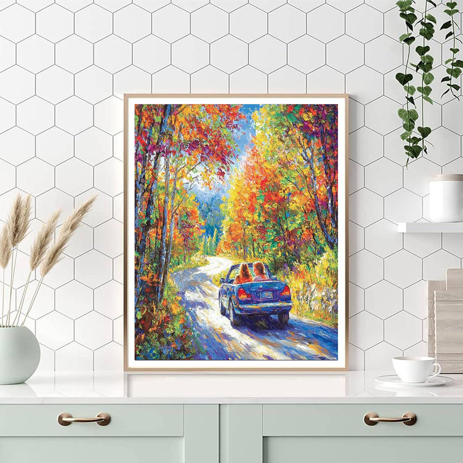 Mommy And Me On The Road Paint By Number