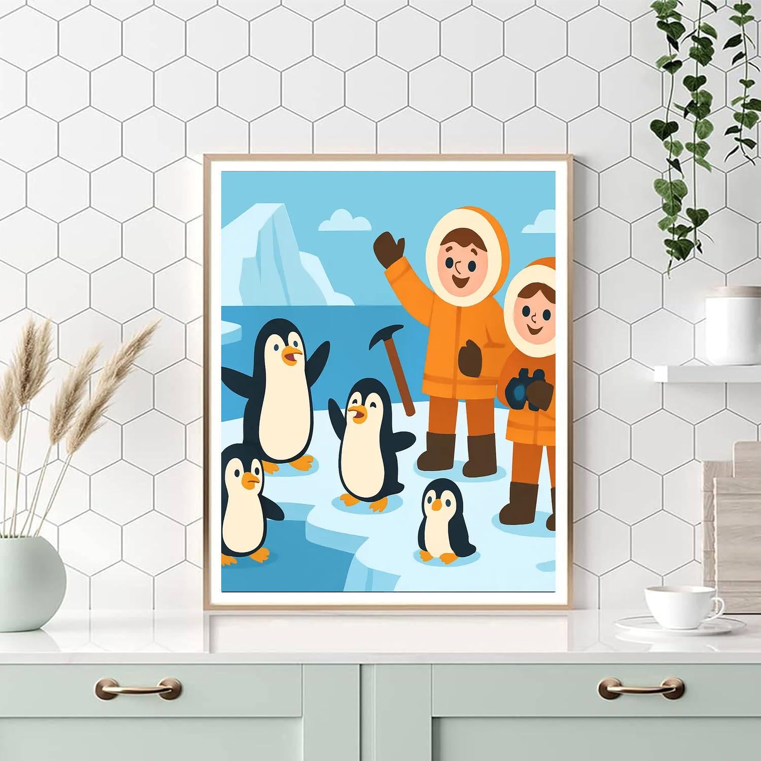 Chilly Antarctic Expedition Painting By Numbers Kit