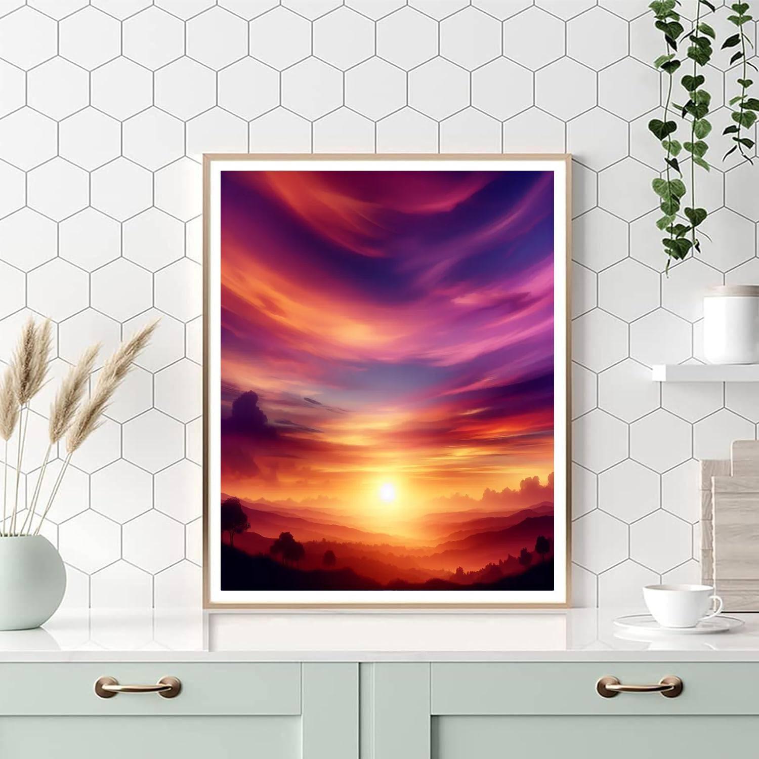 Sublime Sunset Retreat Paint By Color