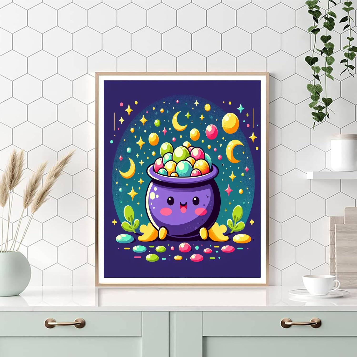 Bubbling Brew DIY Paint By Numbers