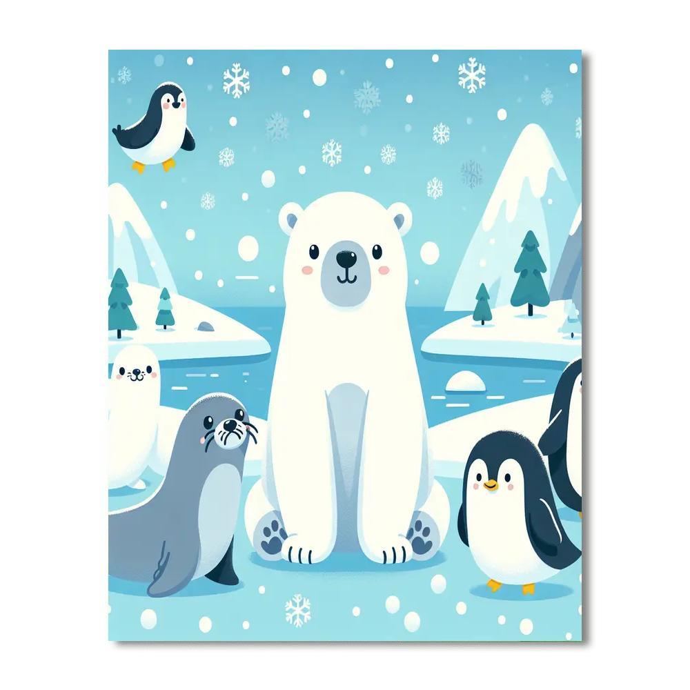 Exploring The Arctic Adventure Painting By Numbers Kit