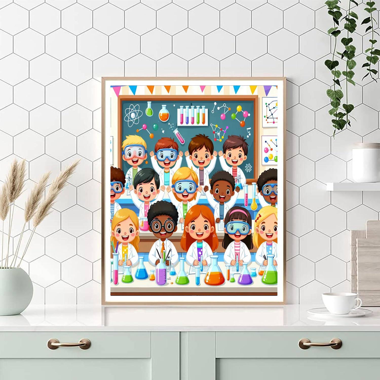 Super Science Squad Paint By Numbers Art