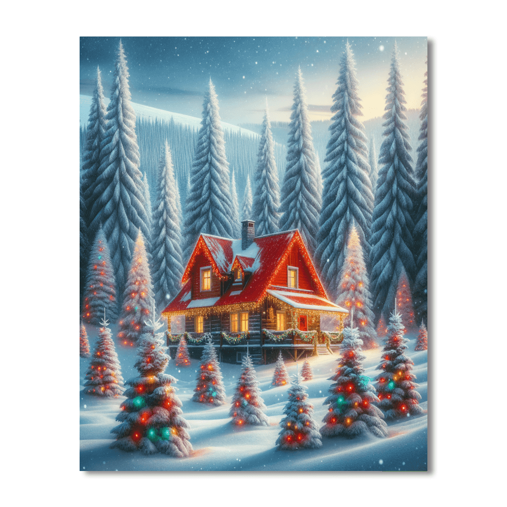 Christmas Wonders Painting Number Kit