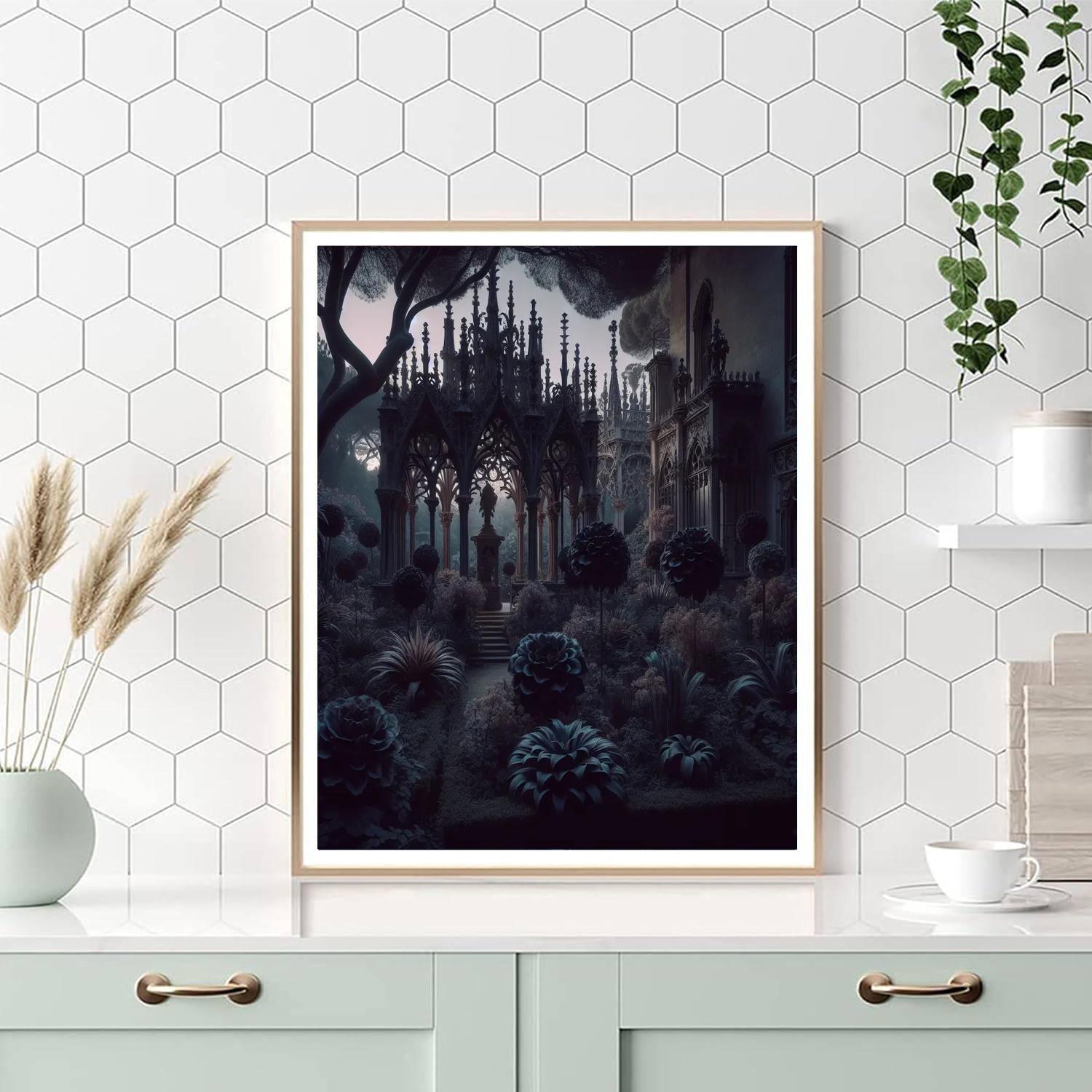 Gothic Garden Enigma Numbered Painting Kits