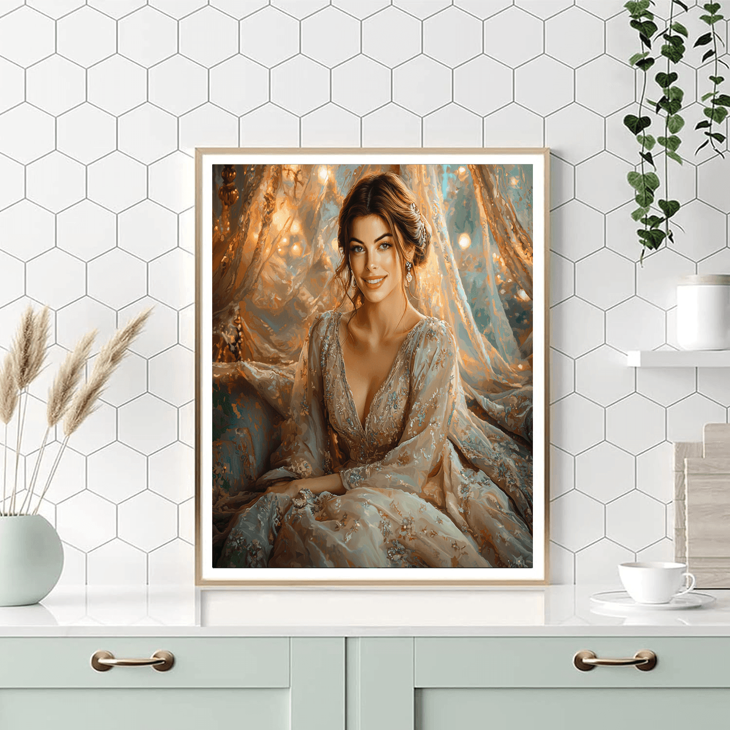 Anne Hathaway: The Versatile Star Of Glamour Paint By Numbers Kits