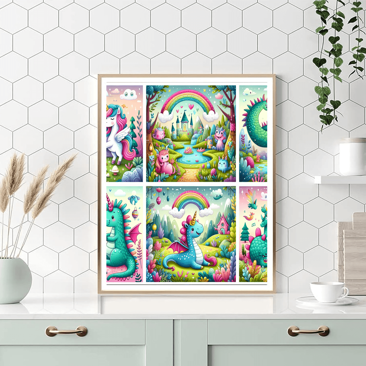 Charming Whimsical Creatures Painting By Numbers Kit
