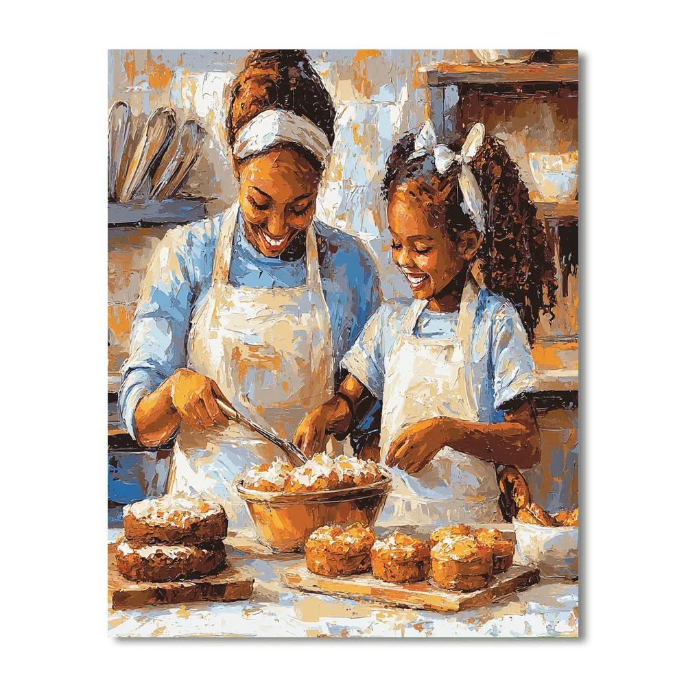 Mom's Secret Recipe Number Painting