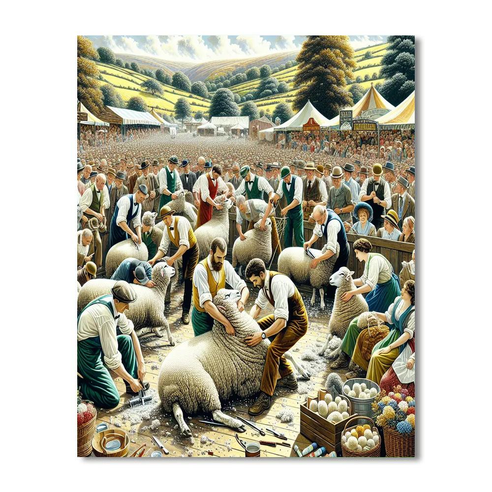 Golden Shears - Masterton, New Zealand Paint By Numbers