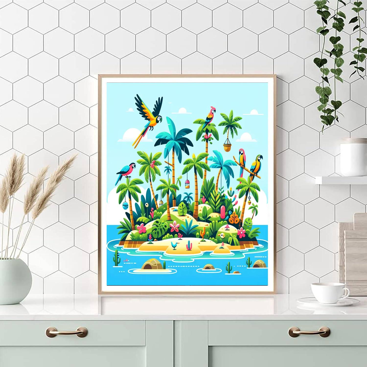 Ocean Paradise Retreat Paint By Numbers