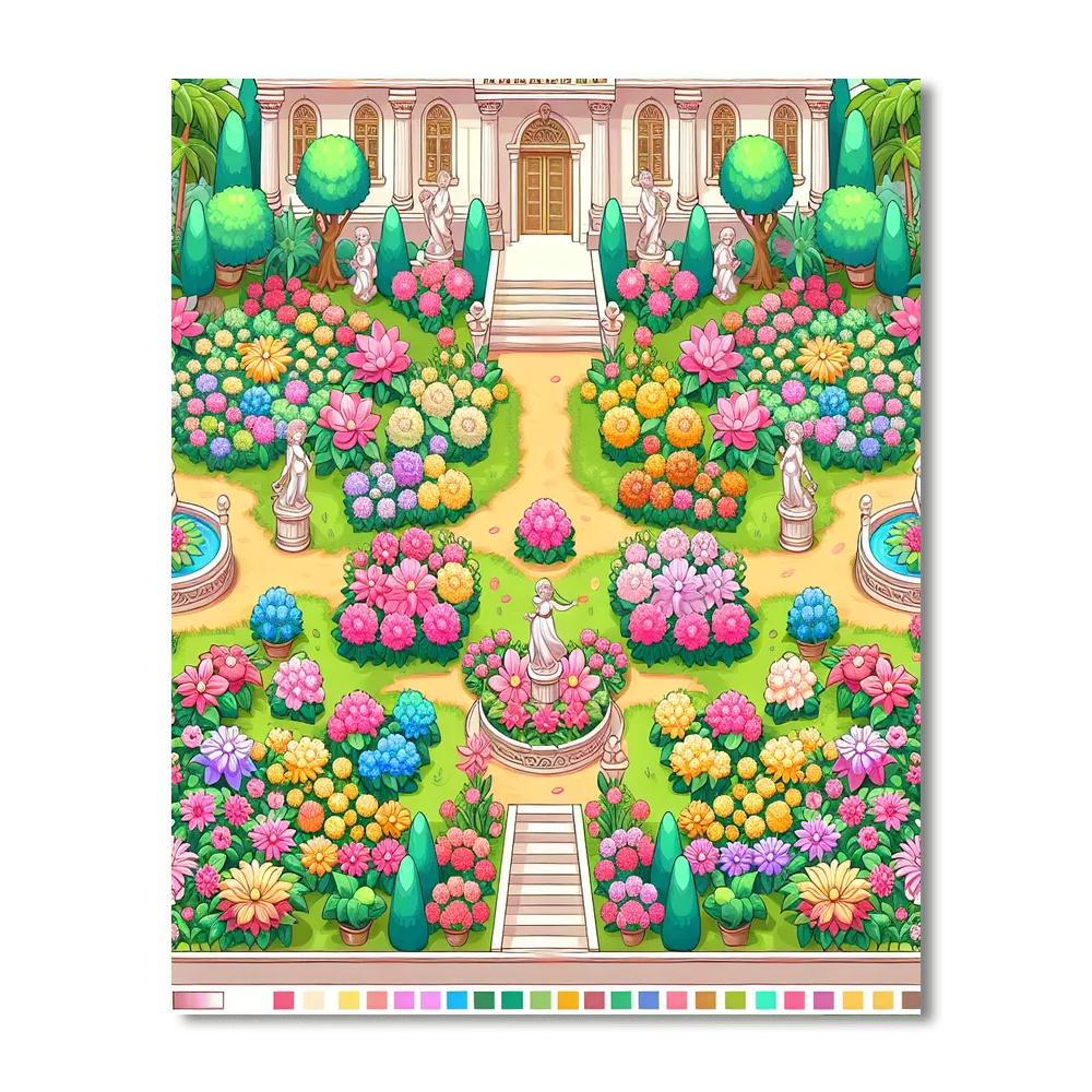 Royal Palace Garden DIY Paint By Numbers