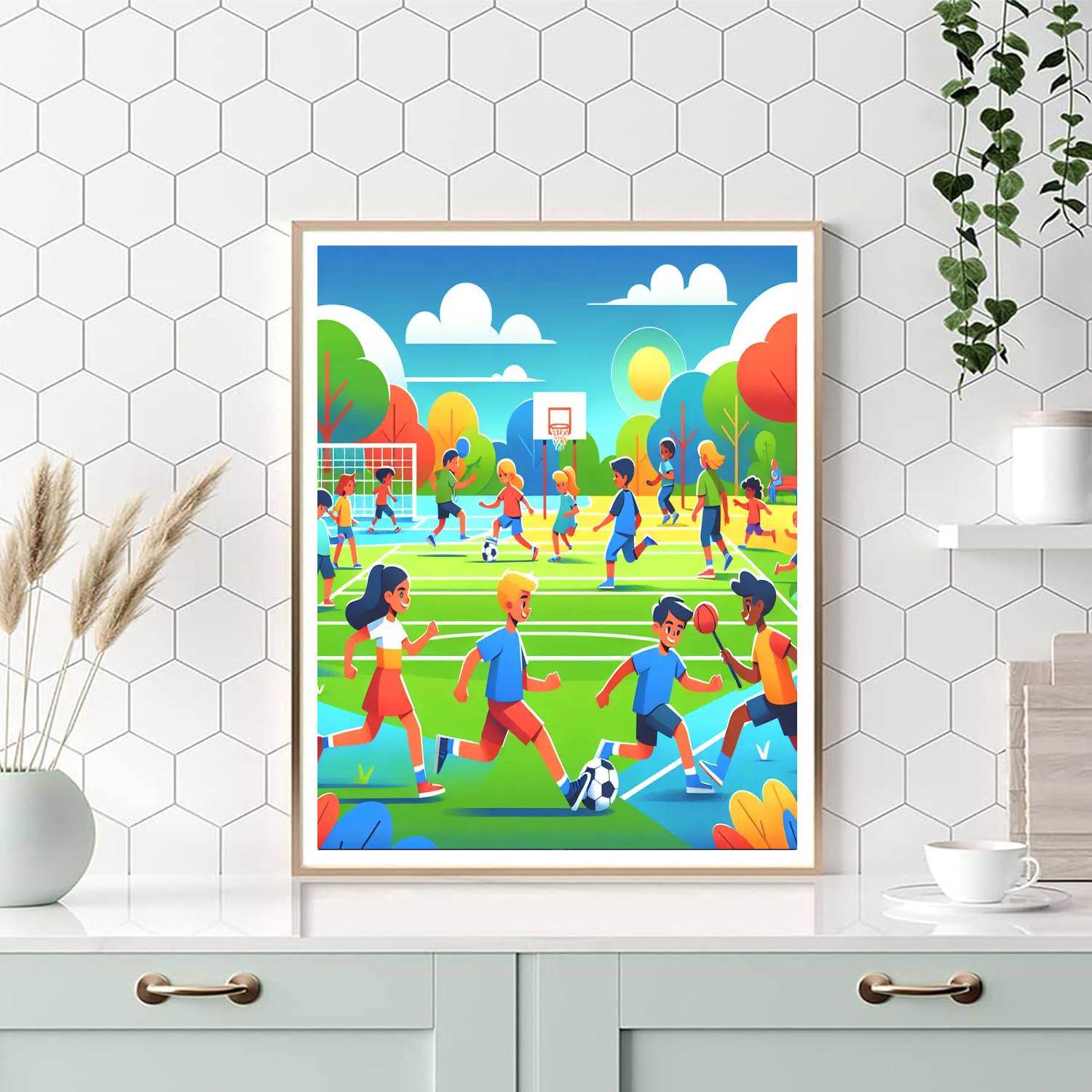 Sports Fun Fest Paint By Numbers Kits