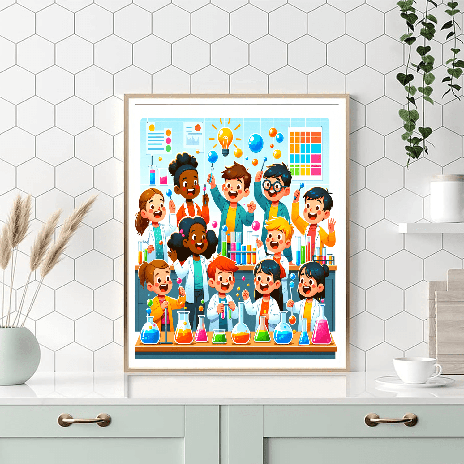 Fun Science Experiments Painting By Numbers Kit