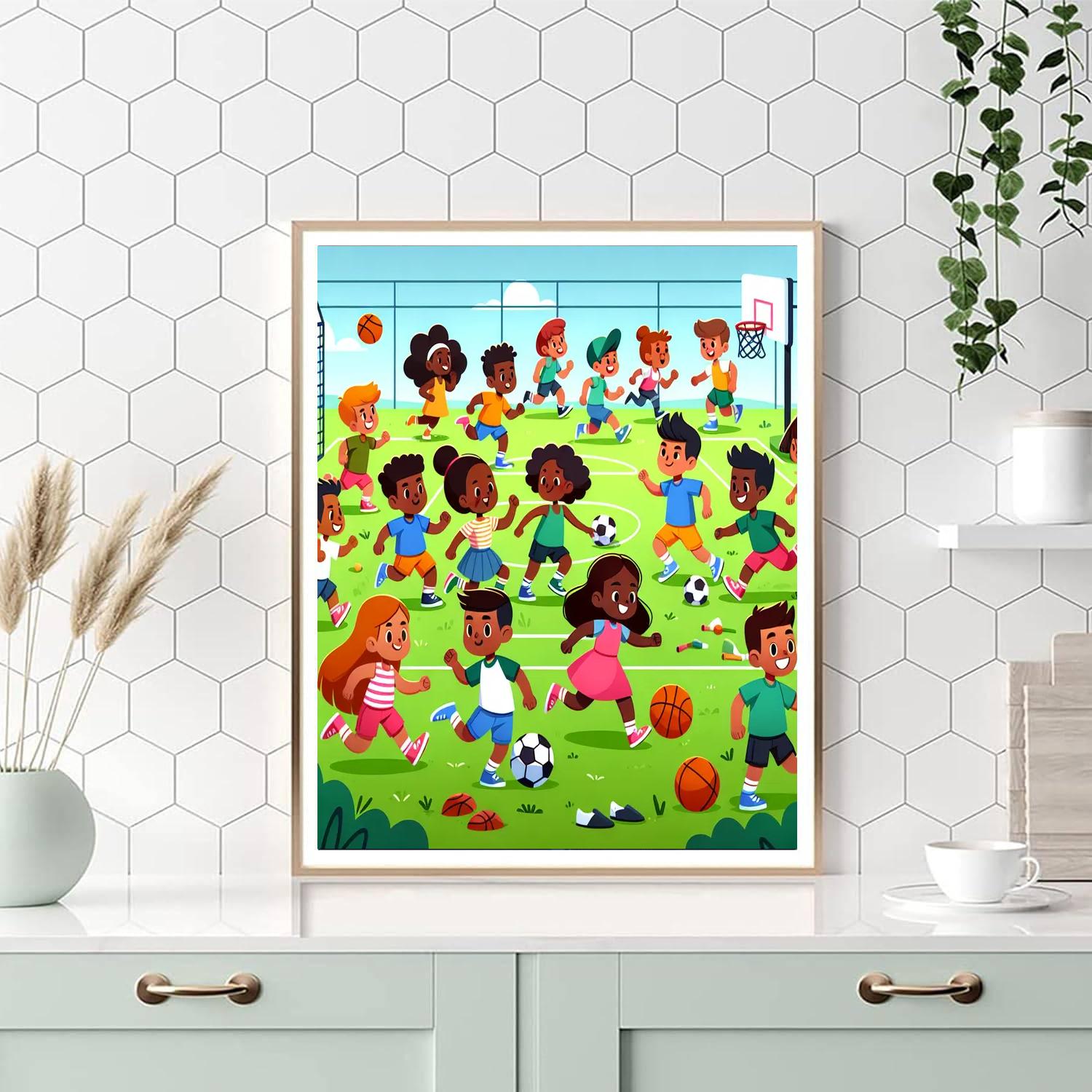 Sports Adventure Extravaganza Paint By Color