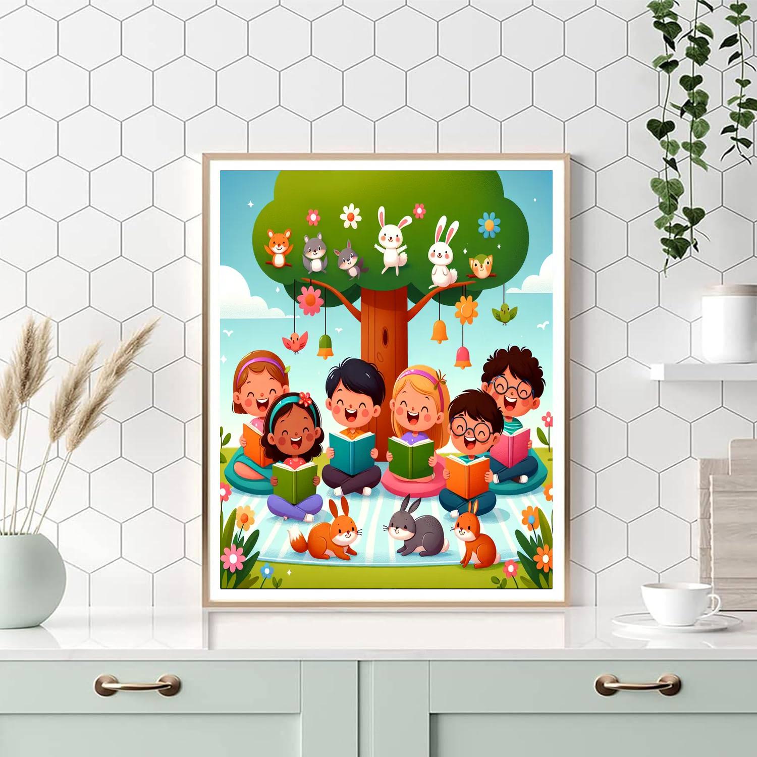 Charming Storytime Paint By Numbers Art