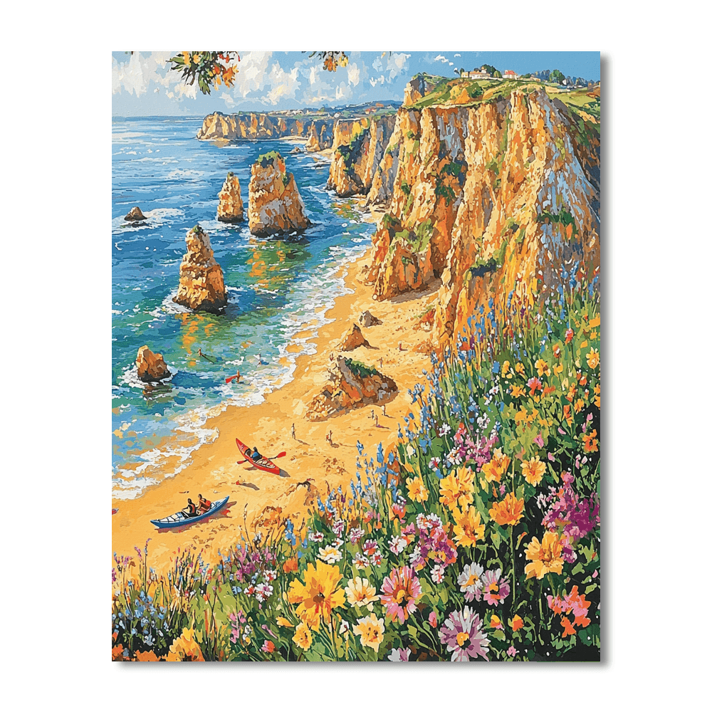 The Algarve Coast Painting By Numbers Kit