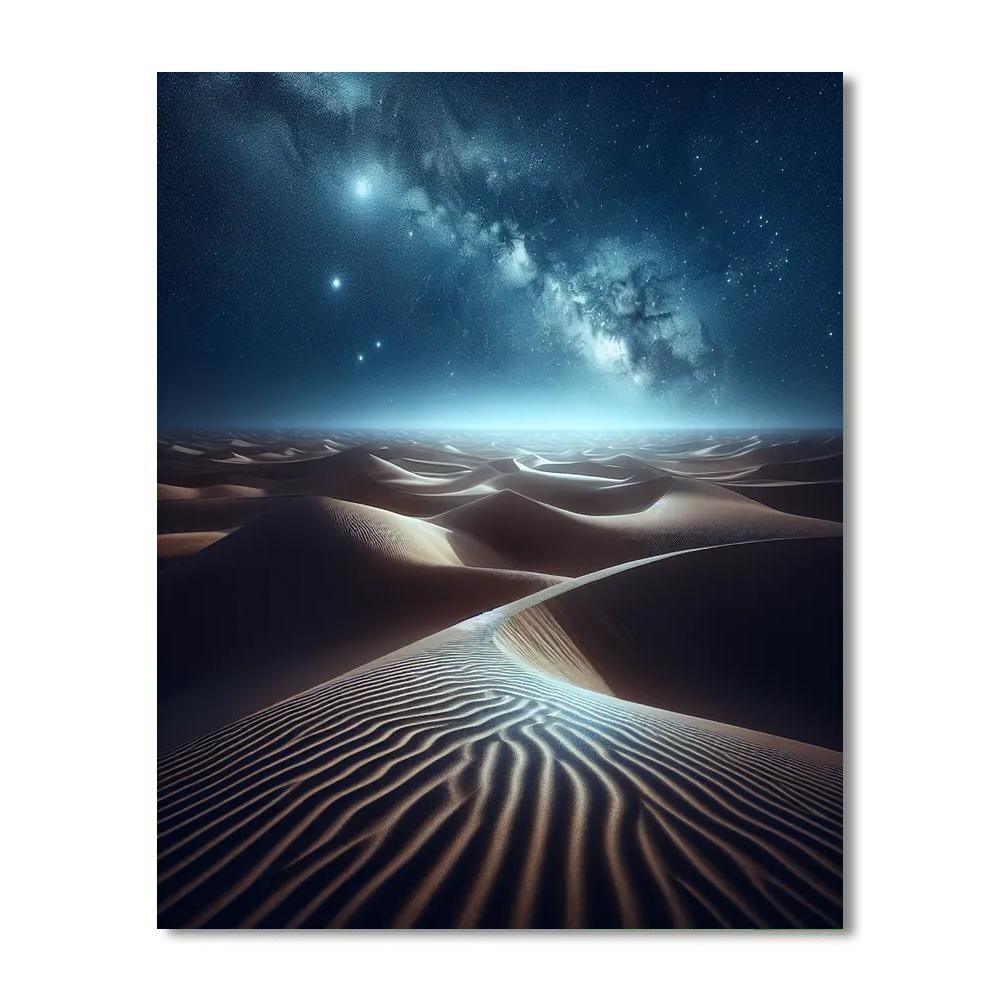 Mystic Desert Night Paint By Color