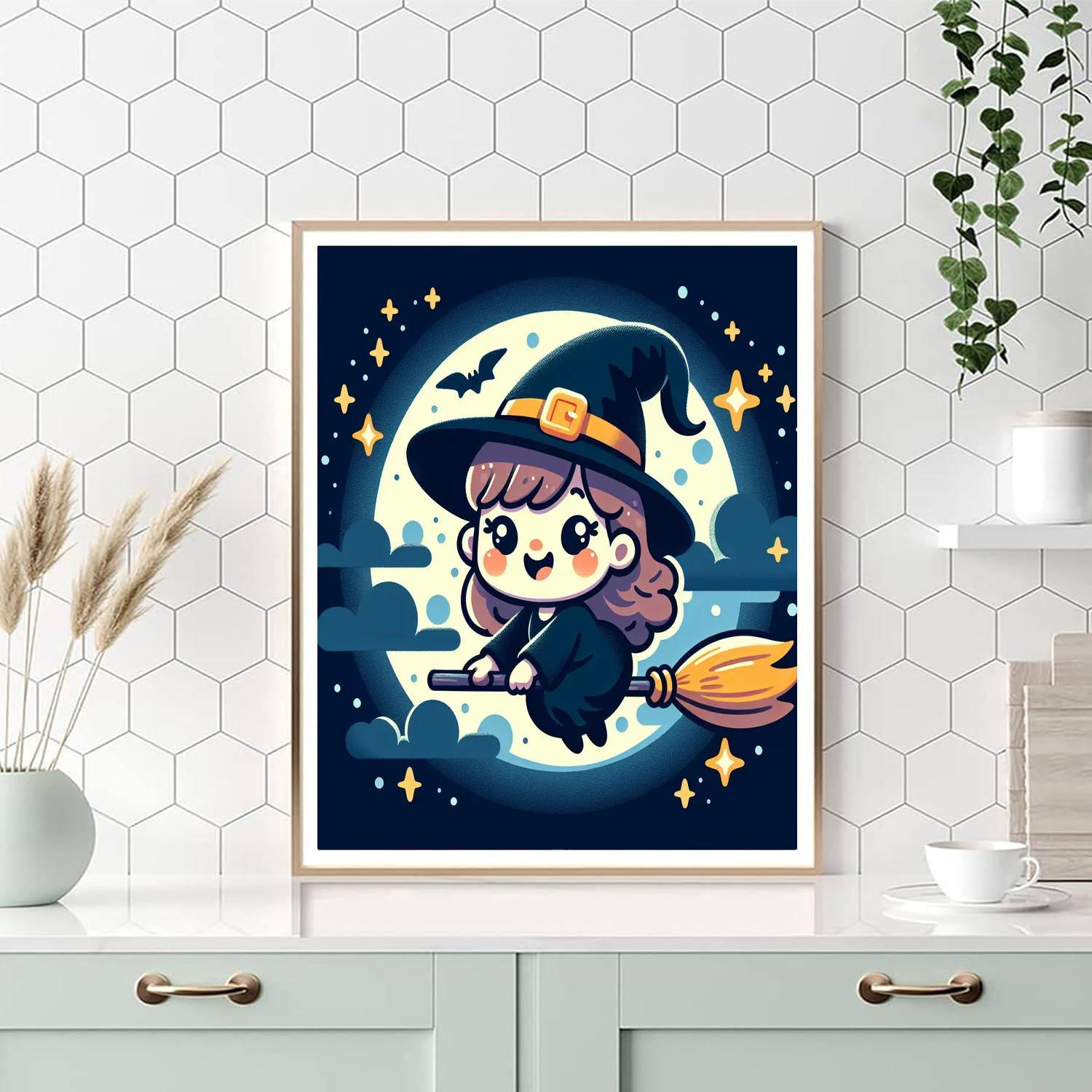 Charming Little Witch Paint By Number