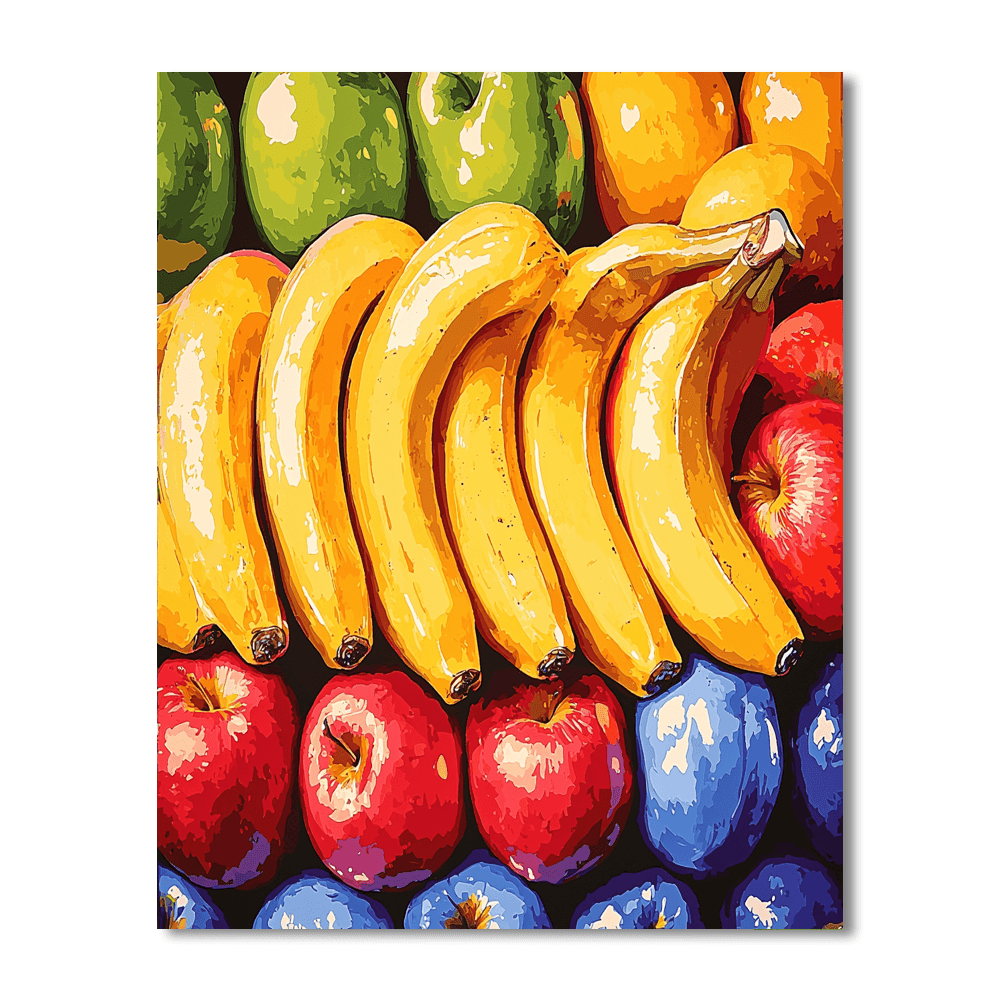 Andy Warhol Inspired Retro Pop Fruits  Paint By Numbers Kits