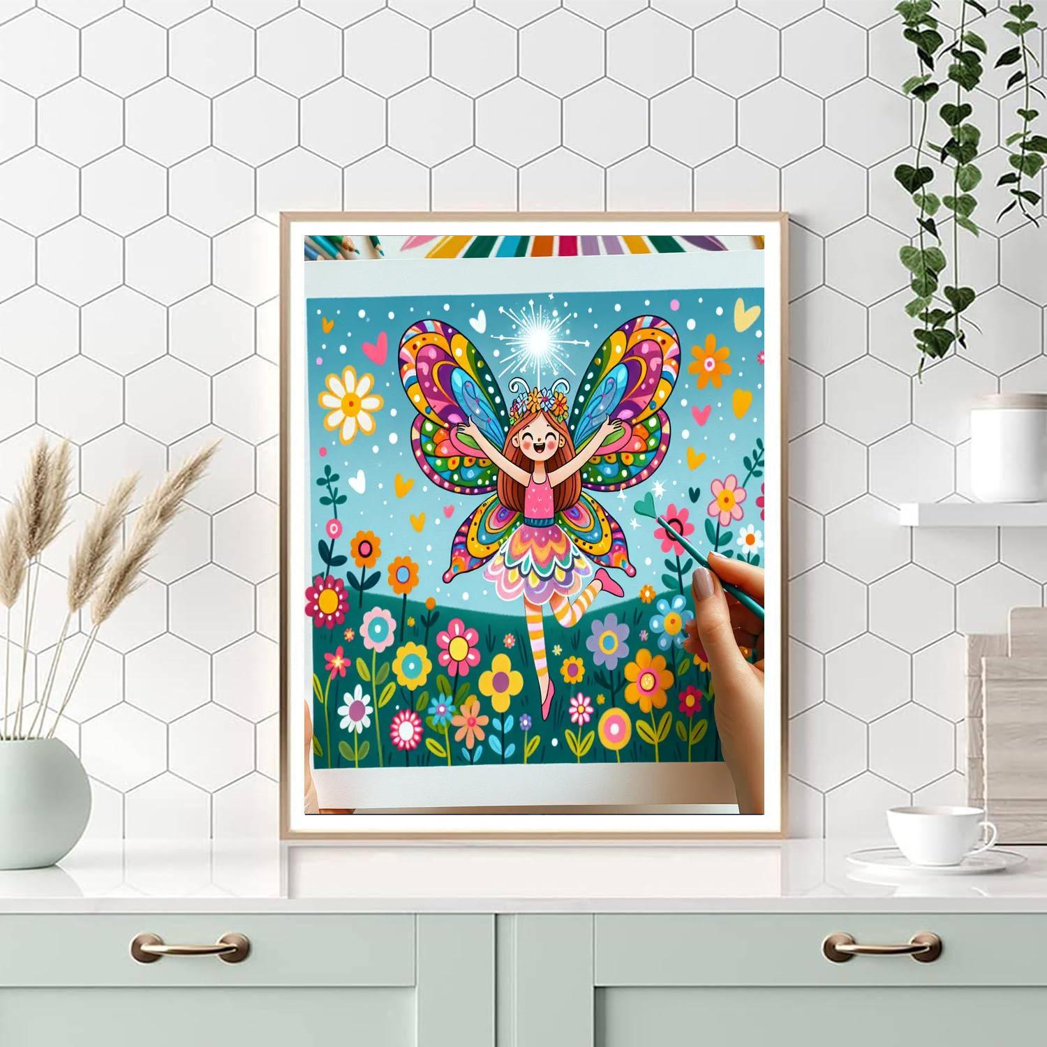 Frolicking Fairy Numbered Painting Kits