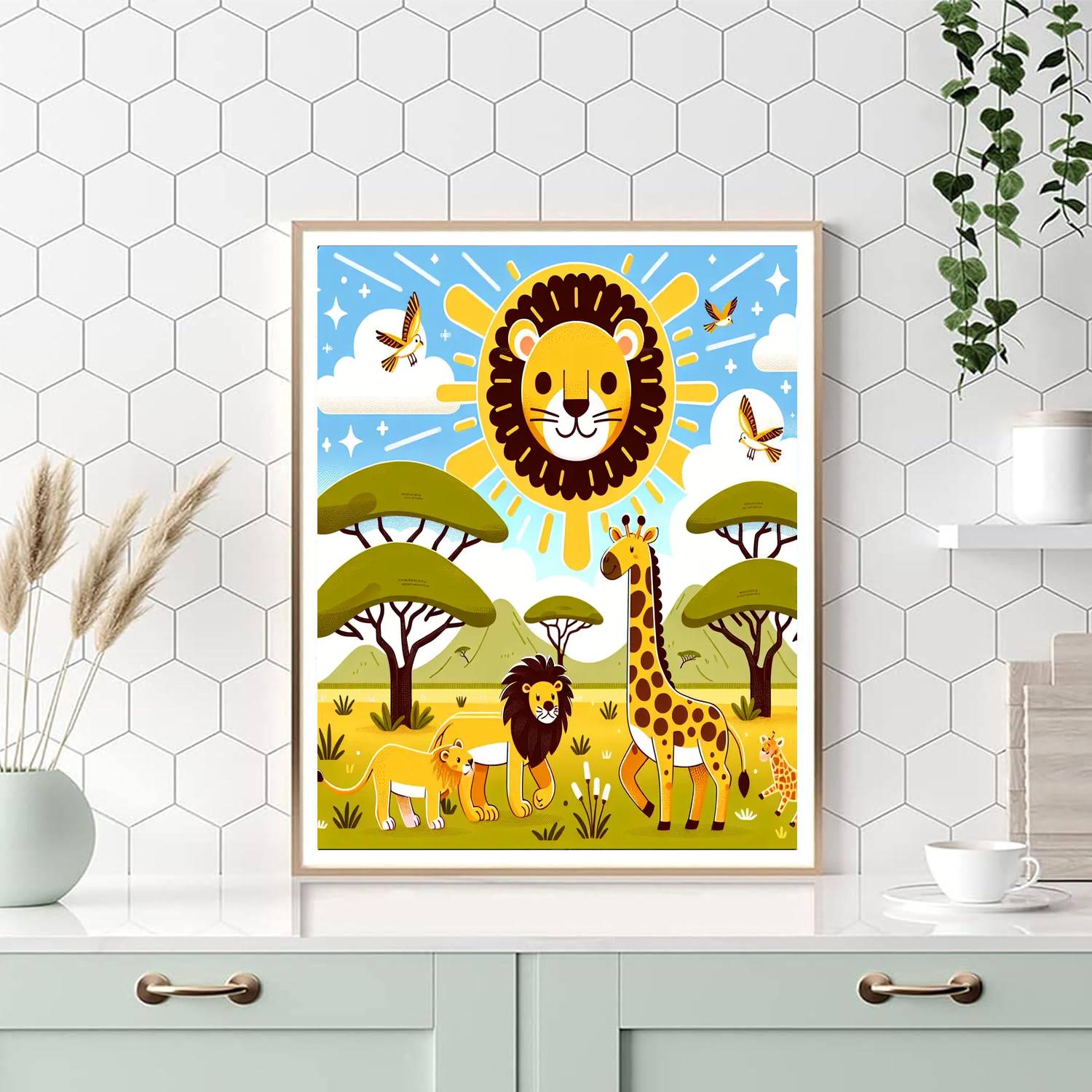 Savannah Wildlife Wonders Paint By Color