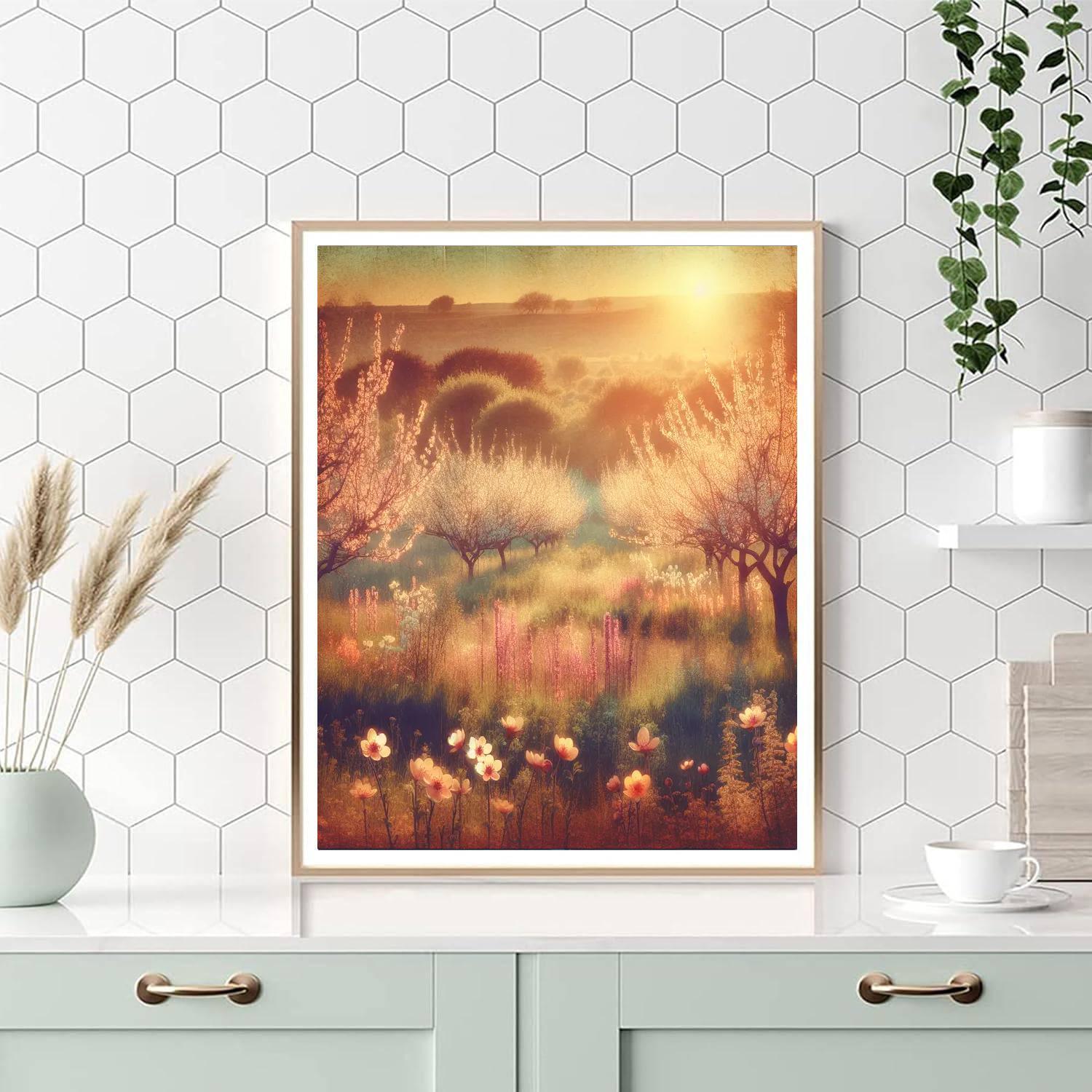 Vintage Orchard Charm DIY Paint By Numbers