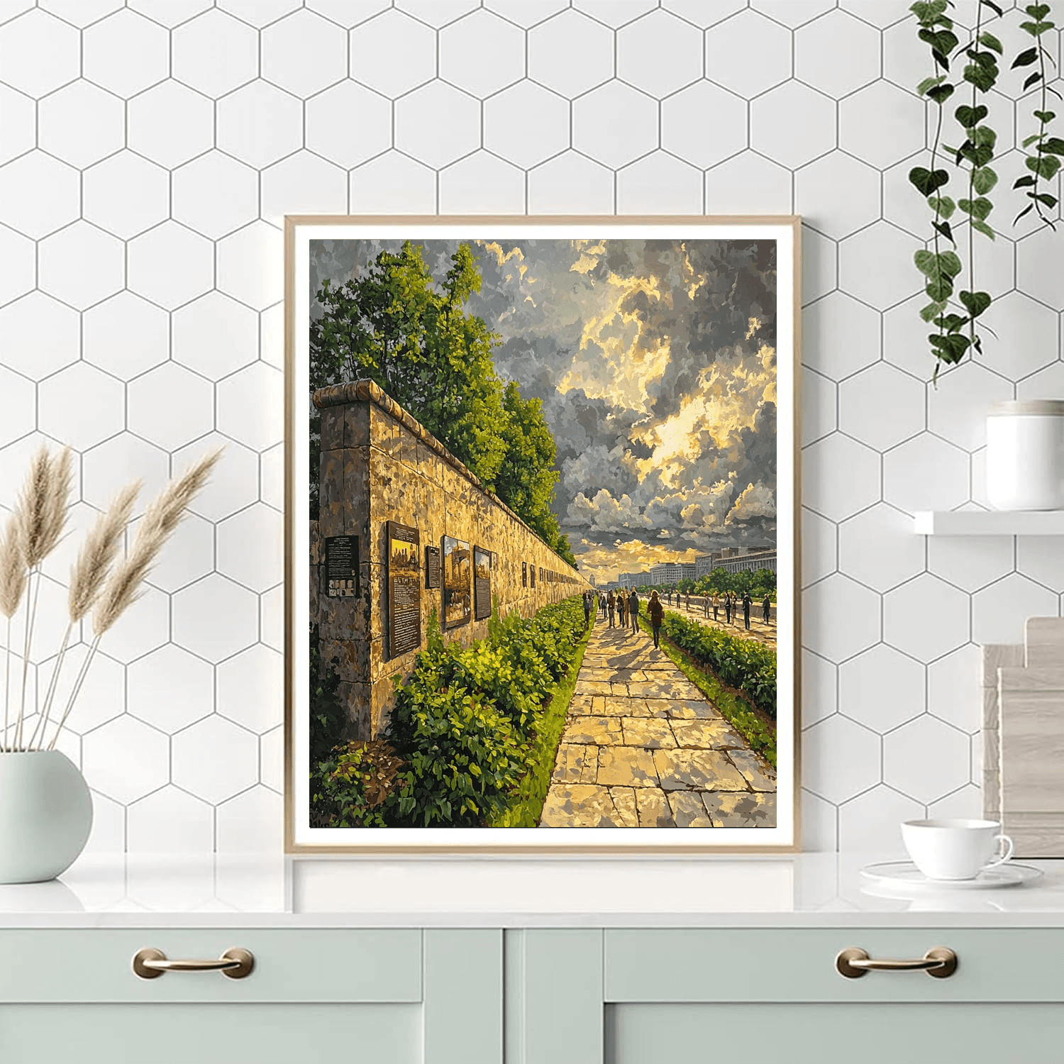 The Berlin Wall Memorial Painting Number Kit