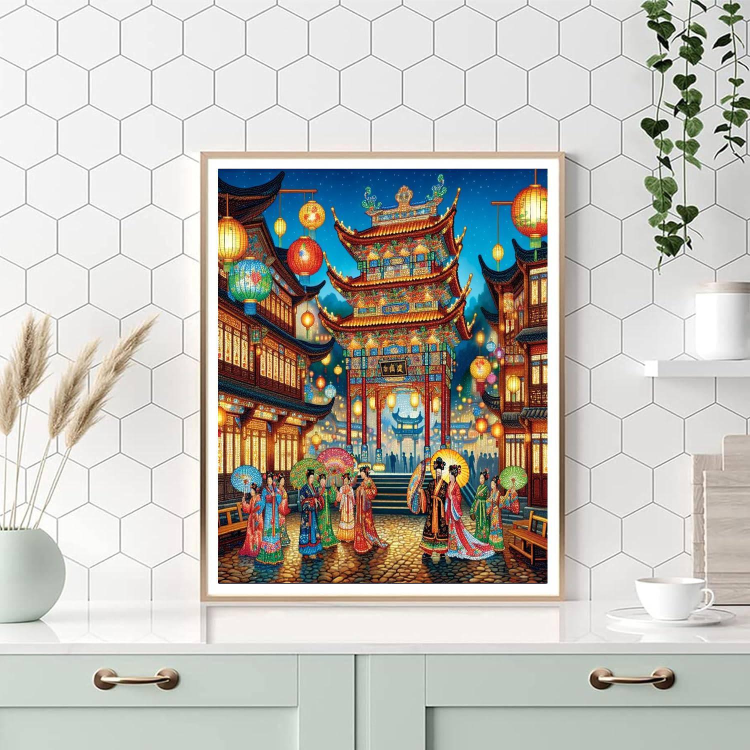 Chinese Lantern Festival - Zigong Paint By Color