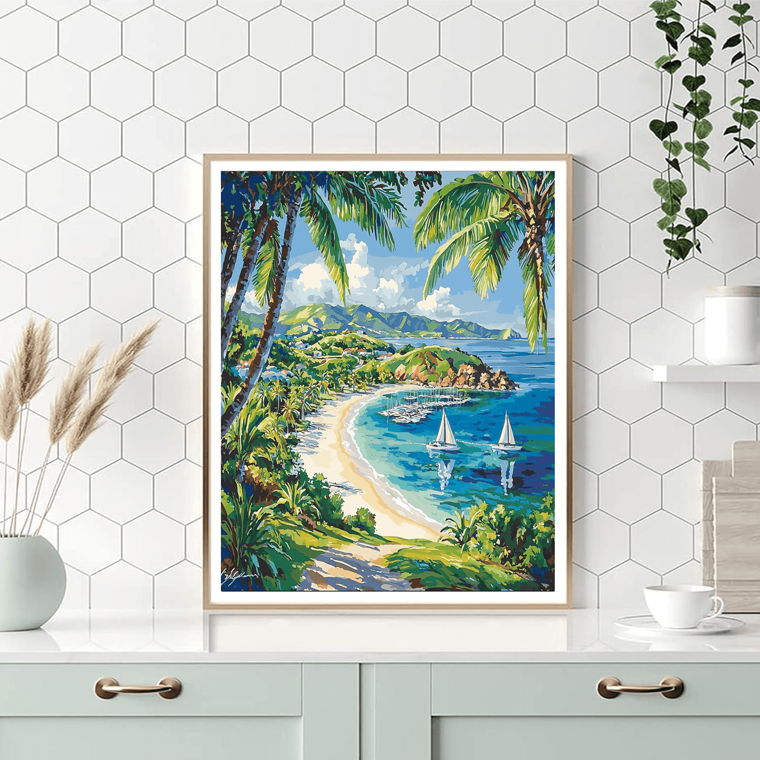 Hamilton Island - Whitsundays Paint By Numbers Art