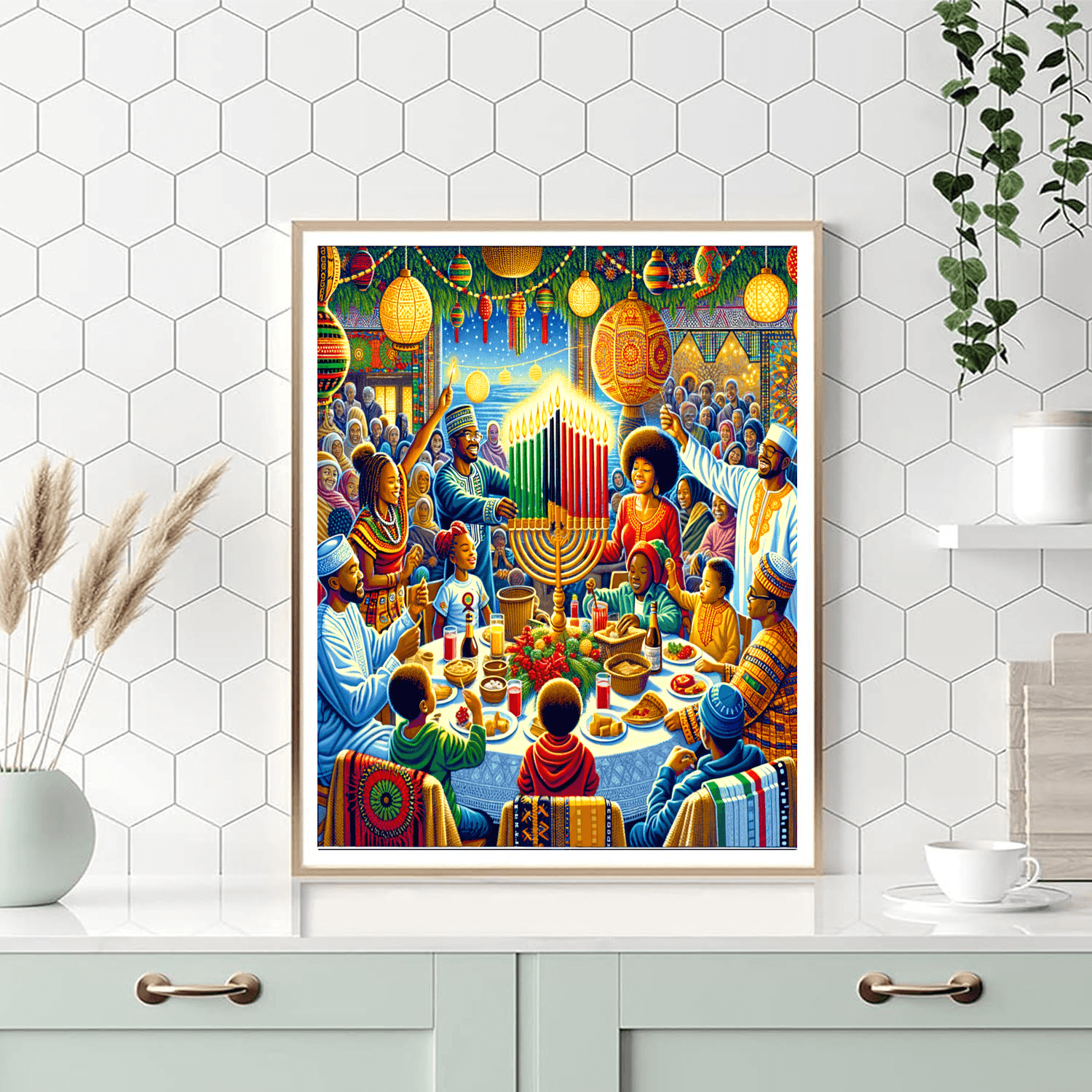 The Kwanzaa Festival Paint By Color