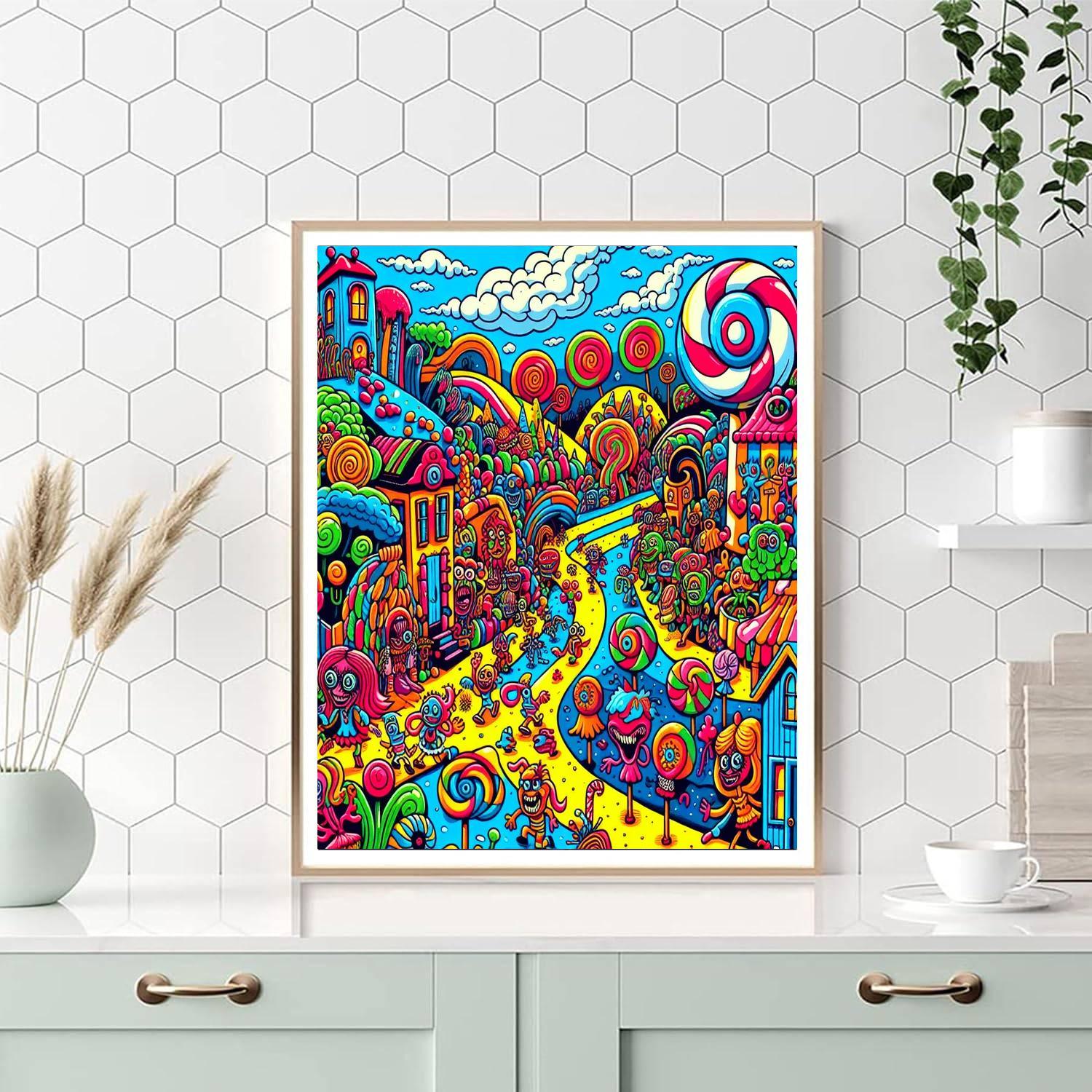 Playful Cartoon Adventure Paint By Numbers